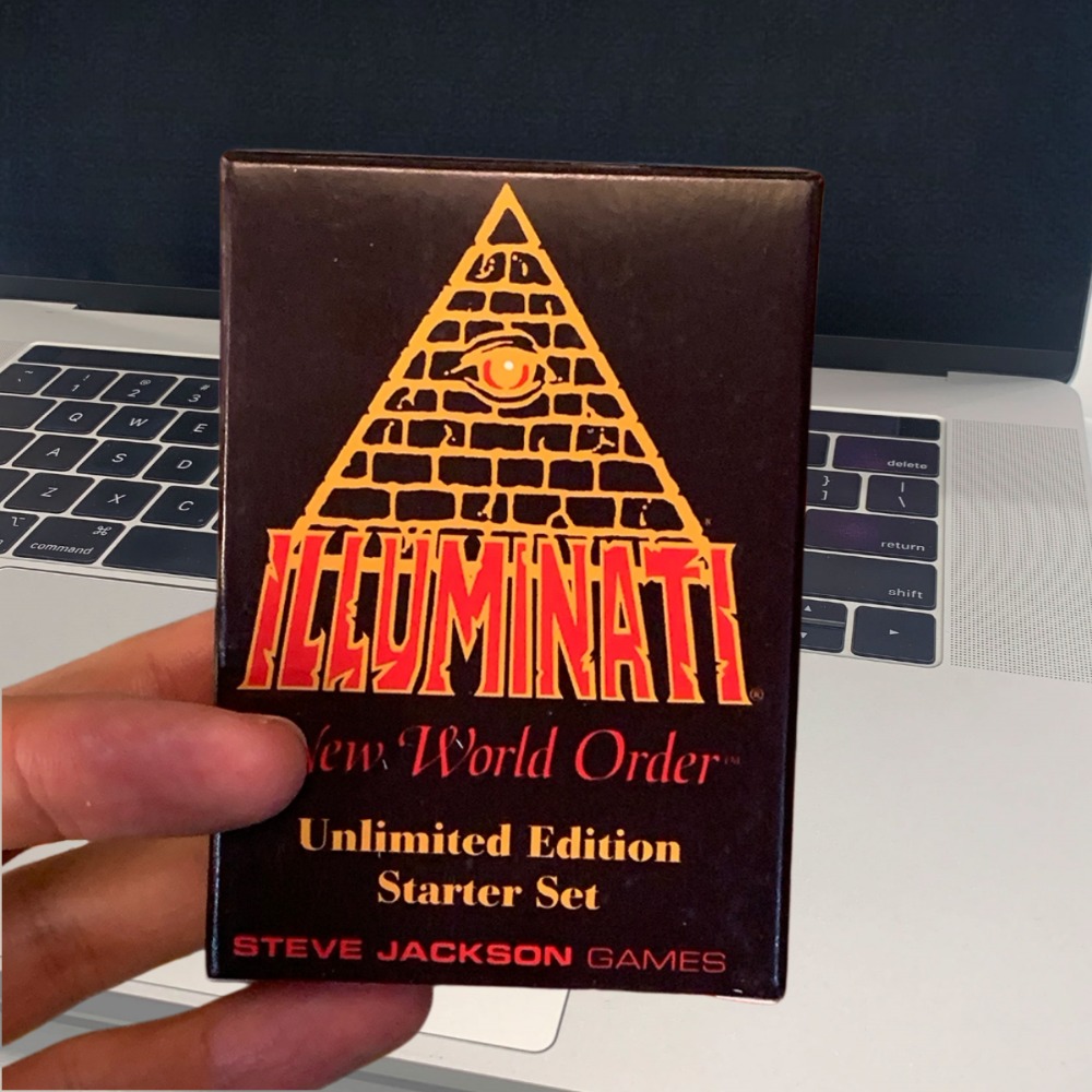 Party Games Indoor - Versi Bahasa Inggris 110pcs Illuminati Edisi