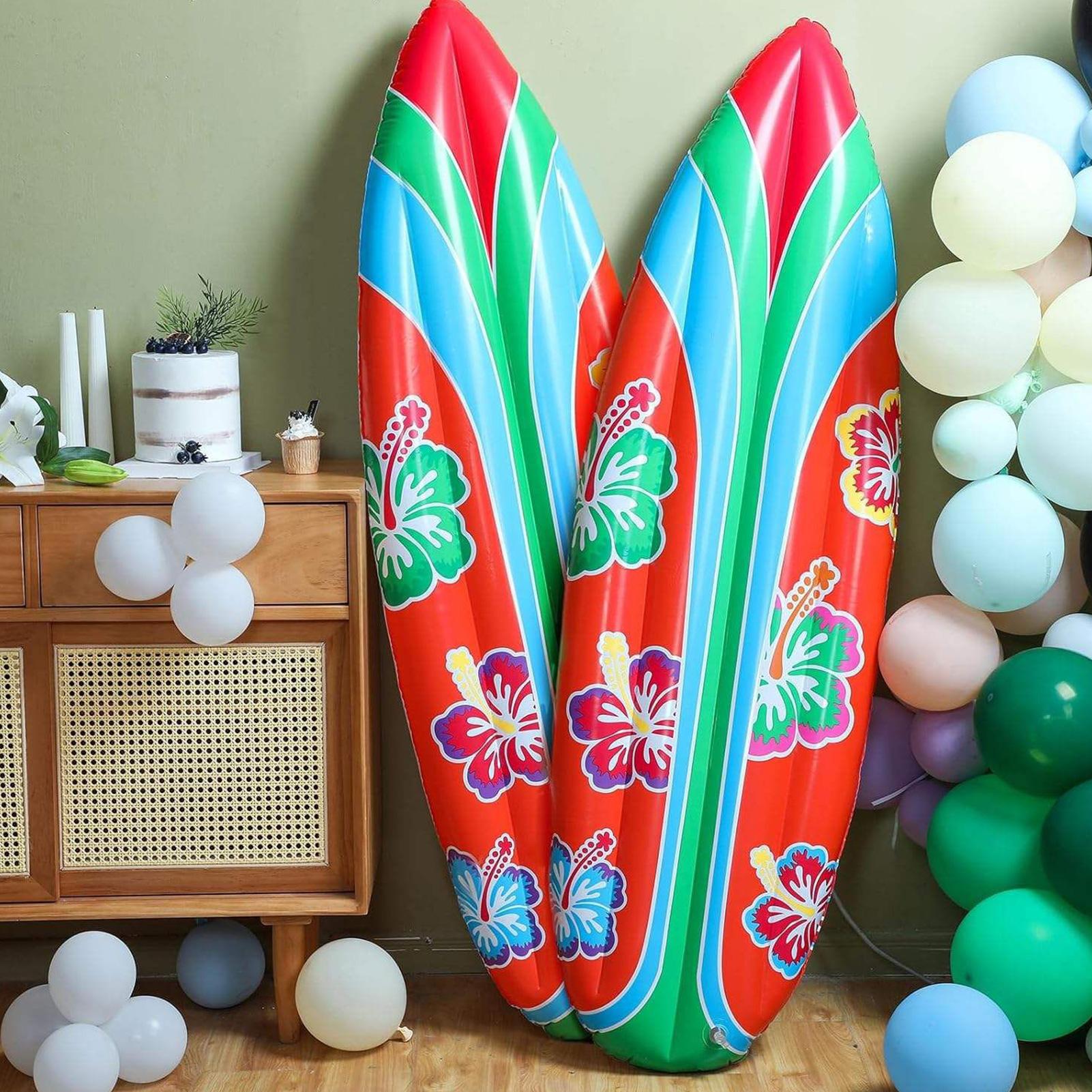 Party Games Kids Outdoor - Papan Selancar Tiup 2 Buah Mainan