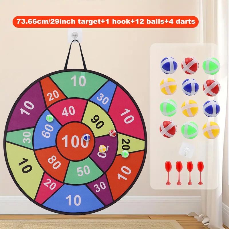 Party Games Indoor For 6 12 Year Olds - Papan dart bola lengket - 12