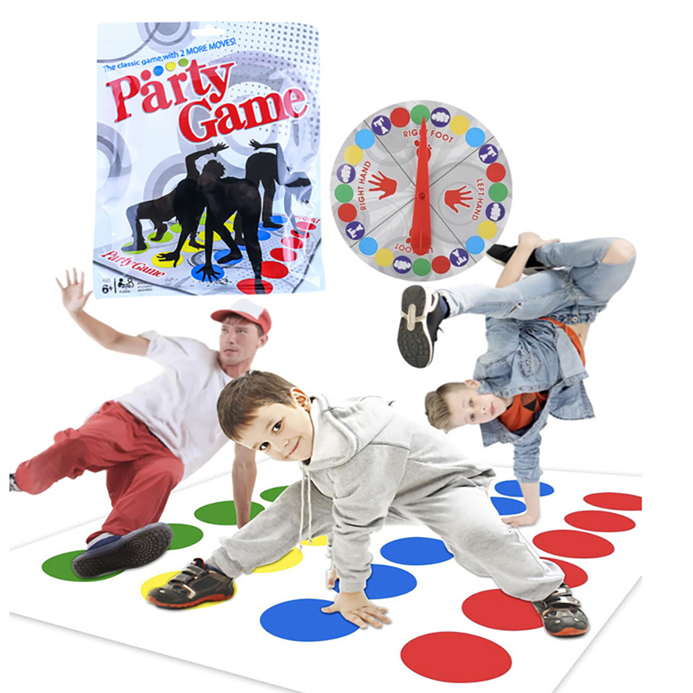 Party Games Indoor For 6 12 Year Olds - Permainan Multiplayer pesta keluarga permainan Twister