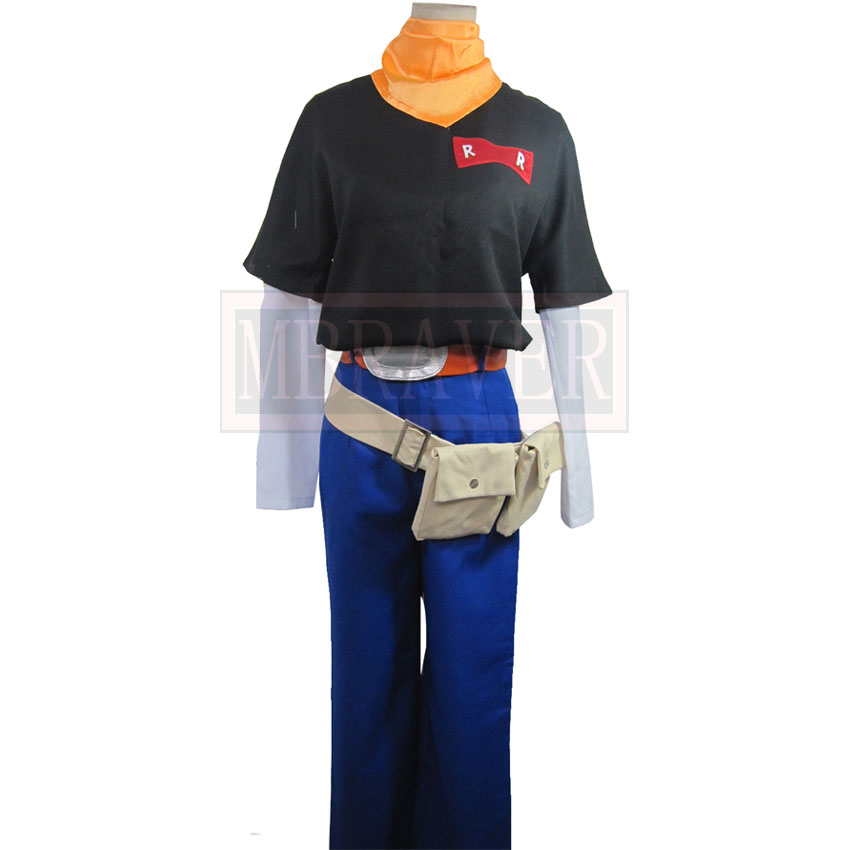 Party Games Android - Kostum Cosplay Android 17 Lapis Seragam