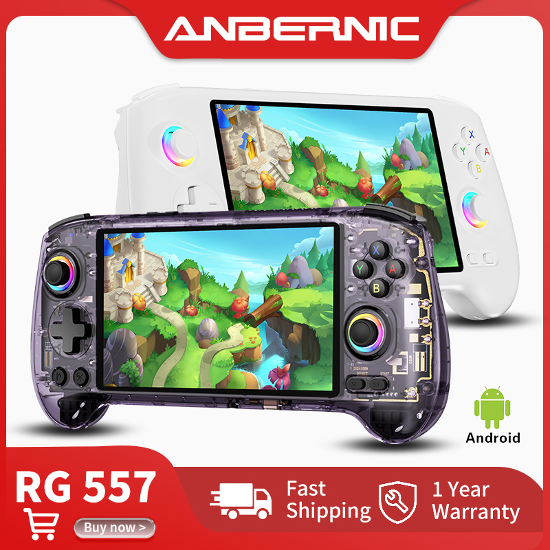 Party Games Android - Konsol Game Genggam Anbernic RG557 Layar
