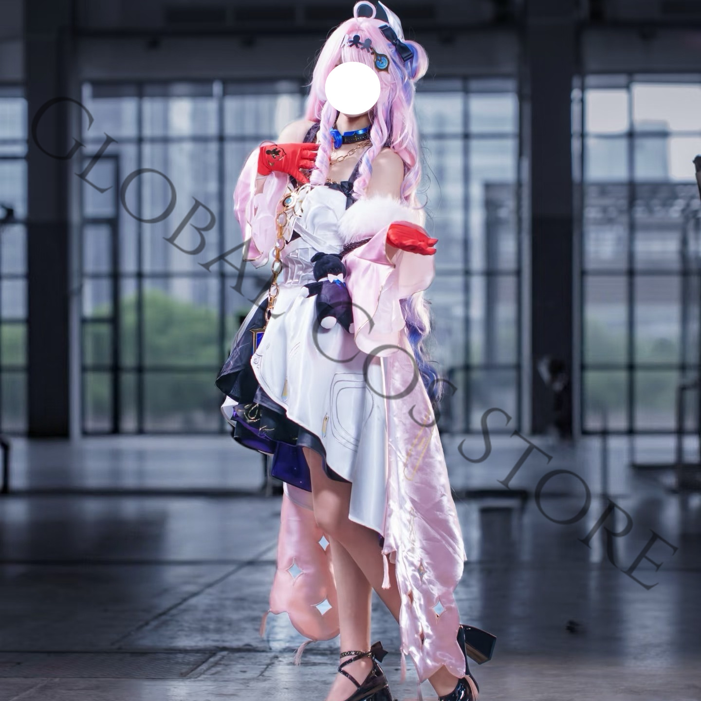 Party Games Kit - Gaun Kostum Cosplay Denia dengan Jubah