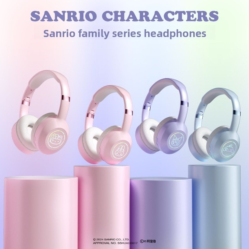 Party Games Mobile - Headset Bluetooth Sanrio untuk game e-sports,