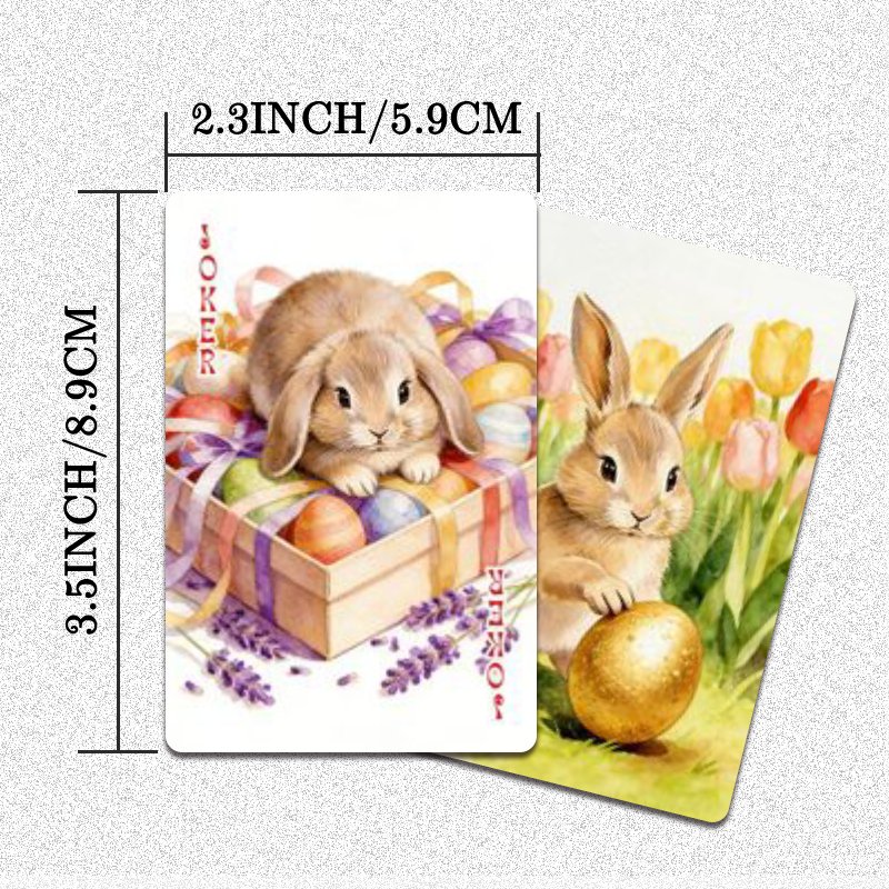 Party Games Bunny - 54 Buah Kartu Remi Standar untuk