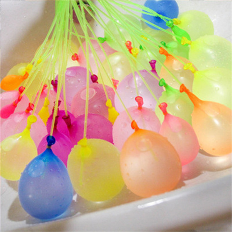 Party Games Kids Outdoor - 111Pcs Balon Air Isi Cepat Otomatis,