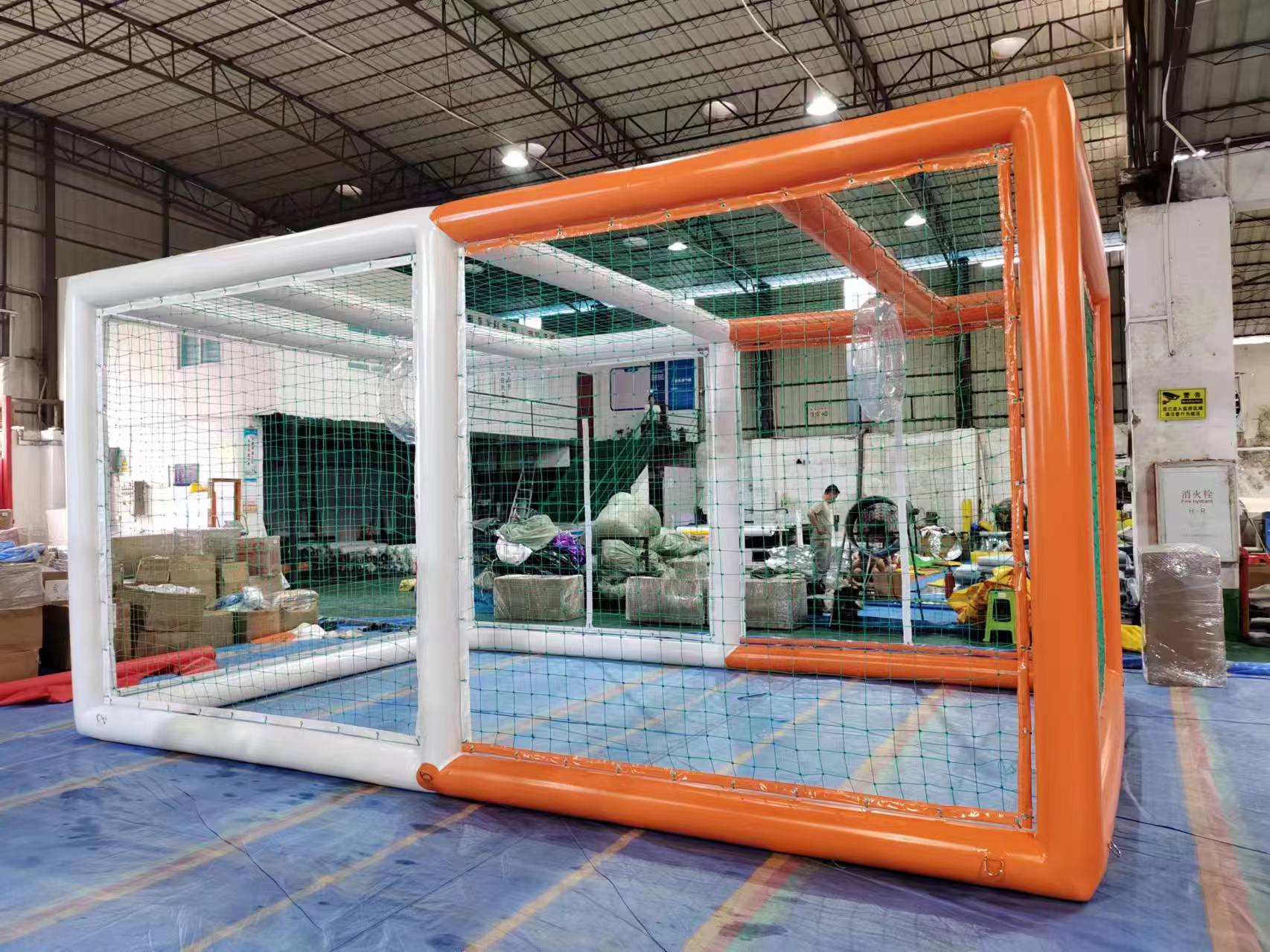 Party Games Indoor - Arena Sepak Bola Drone Tiup 3x6x3M