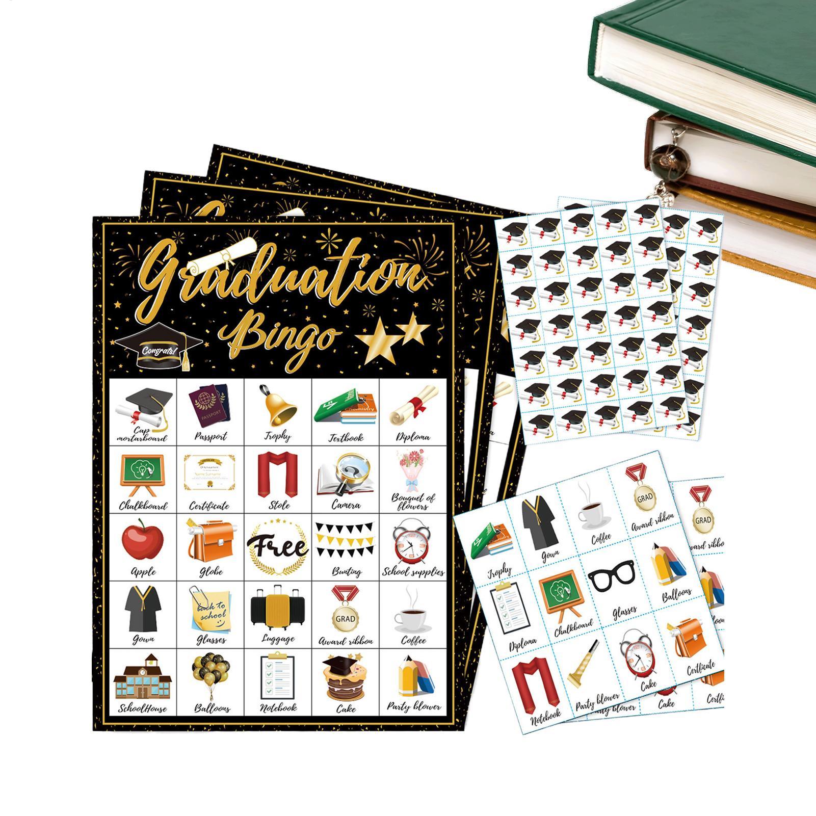 Party Games College - Kartu Bingo Pesta Wisuda 24 Pemain