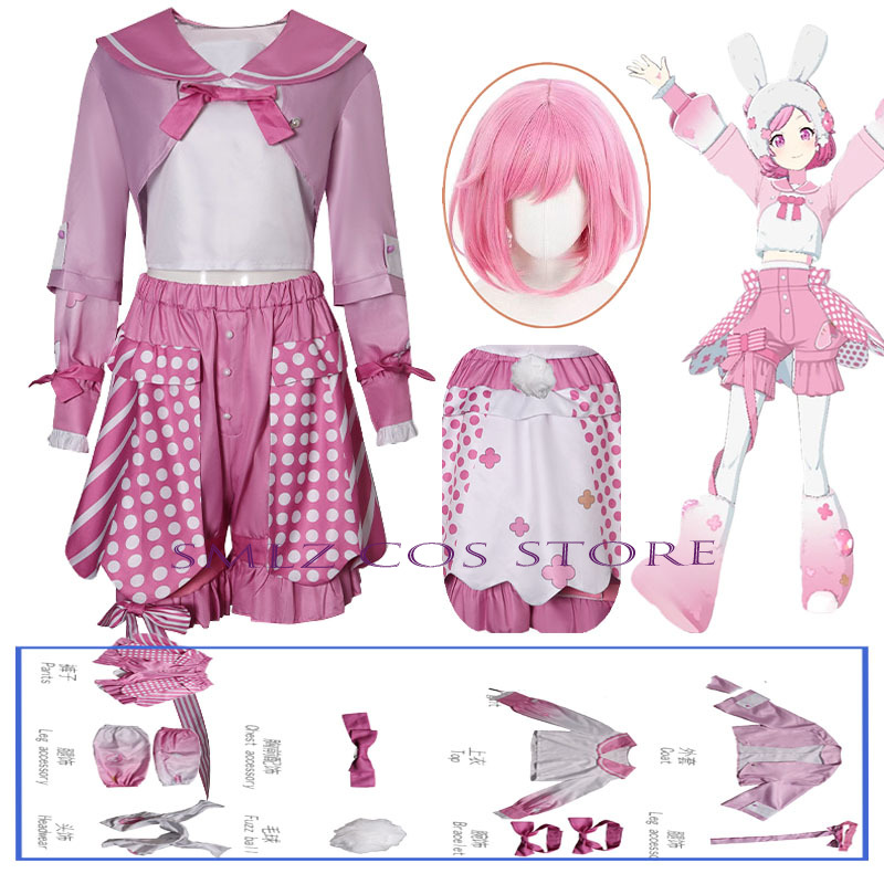 Kostum Cosplay Anime Game Proj - Party Games Bunny ulasan dan harga