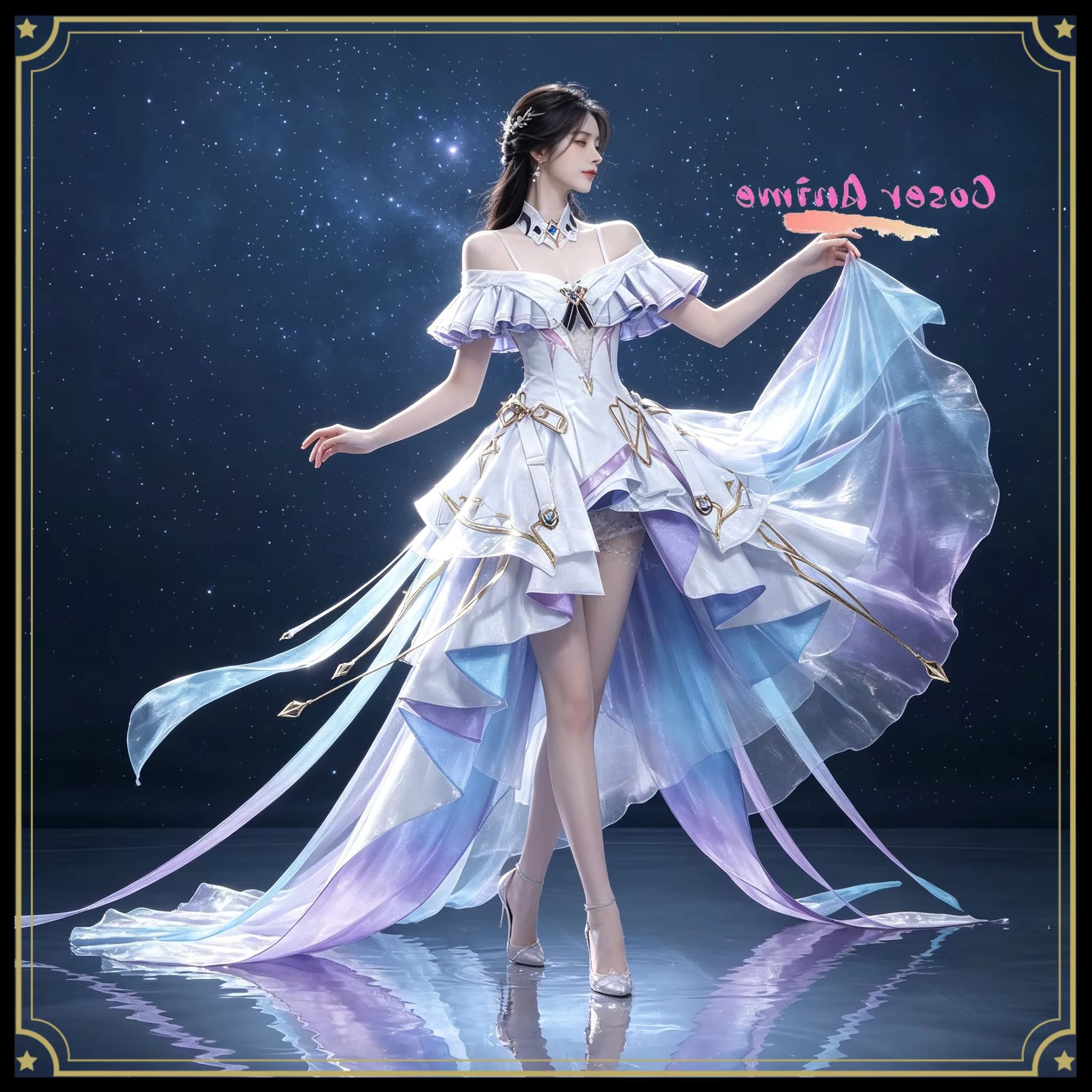 Kostum Cosplay Aemeath Seragam - Party Games Cartoon ulasan dan harga