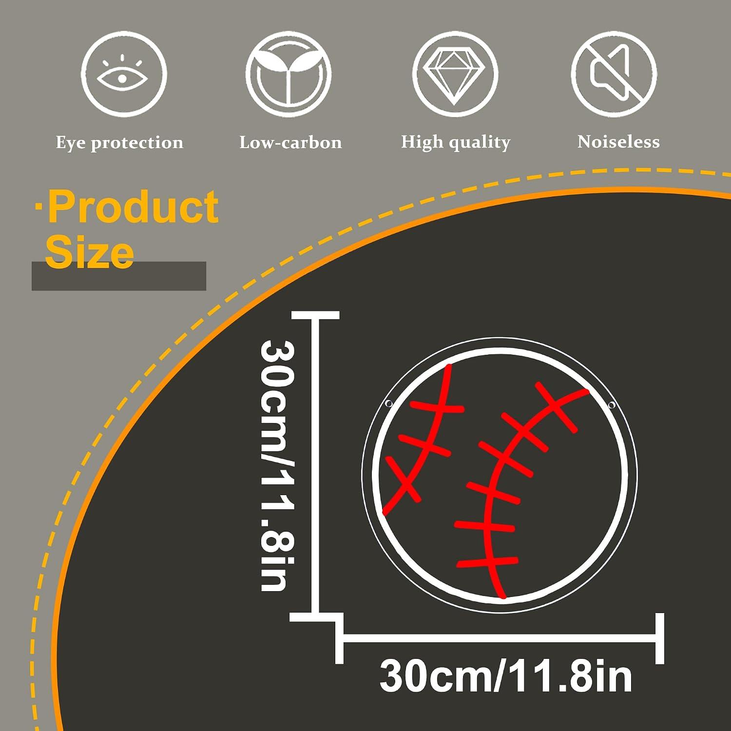 Lampu LED Neon Sign Baseball U - Party Games College ulasan dan harga