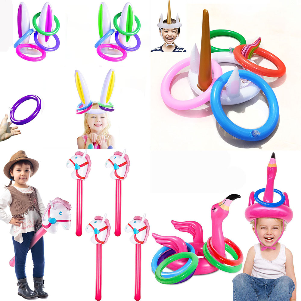 Tongkat kepala kuda tiup, balo - Party Games Bunny ulasan dan harga
