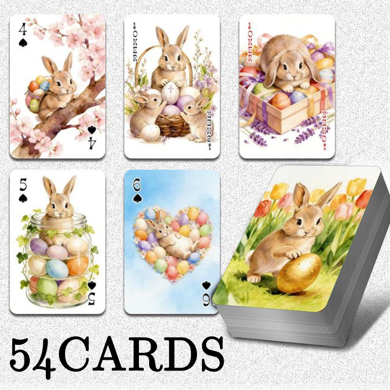 54 Buah Kartu Remi Standar unt - Party Games Bunny ulasan dan harga