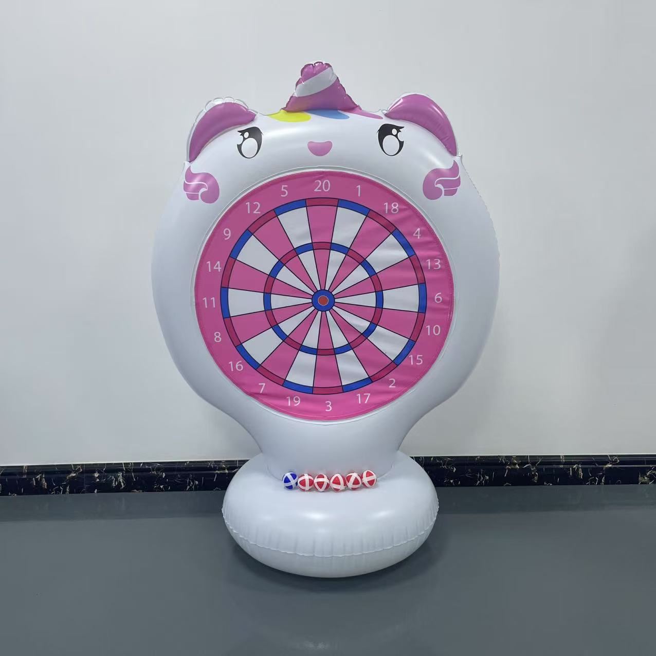 Permainan Lempar Unicorn Tiup  - Party Games Kids Outdoor ulasan dan harga