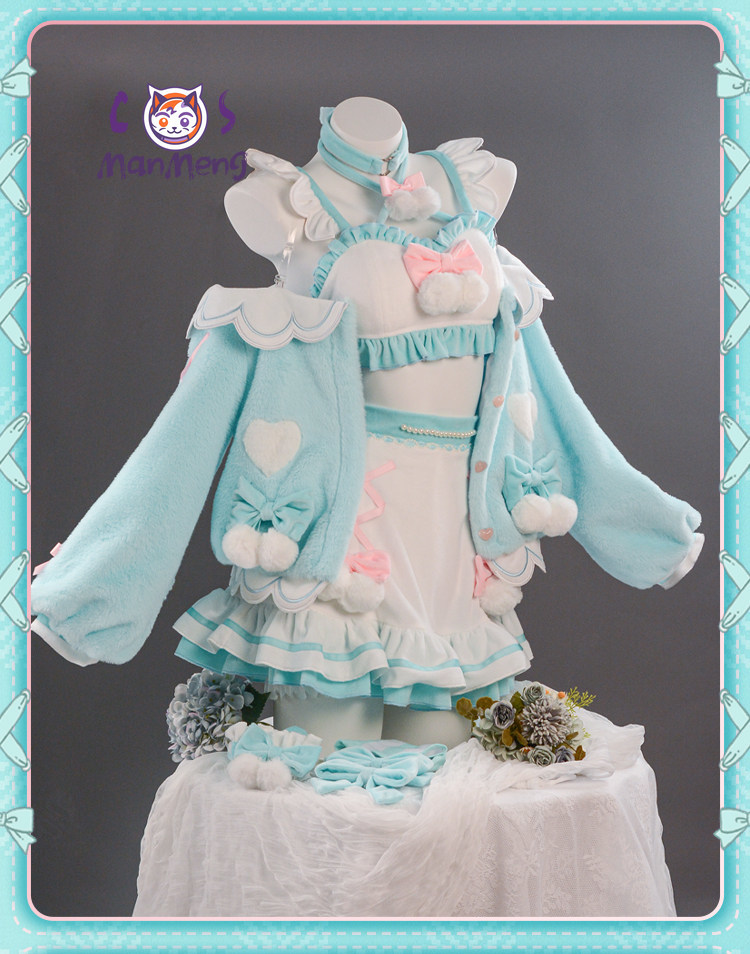 Kostum Cosplay Miku Kostum Gau - Party Games Cartoon ulasan dan harga