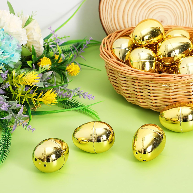 6-24 Buah Telur Paskah Emas Pl - Party Games Easter For Kids ulasan dan harga